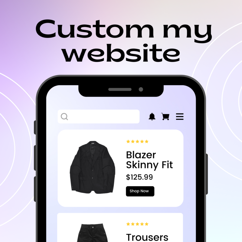 Custom website